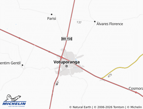 Mapa MICHELIN Chris II - ViaMichelin