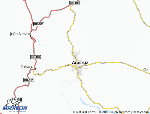 Mapa MICHELIN Guaxindiba - ViaMichelin