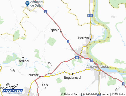 Mapa MICHELIN Lipovača - ViaMichelin