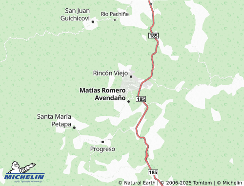 MICHELIN Llano Suchiapa map - ViaMichelin