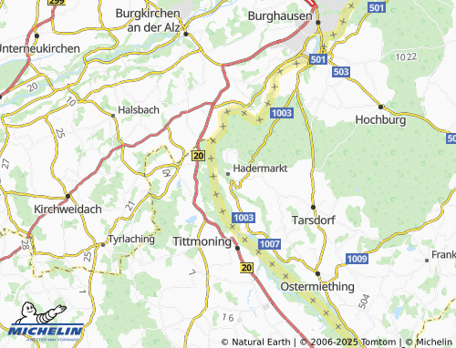 MICHELIN Hadermarkt map - ViaMichelin