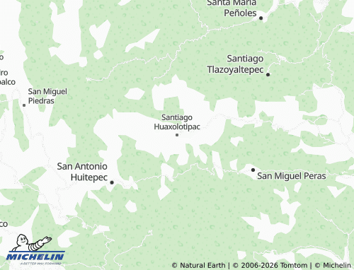 Mappa MICHELIN Santiago Huaxolotipac - ViaMichelin