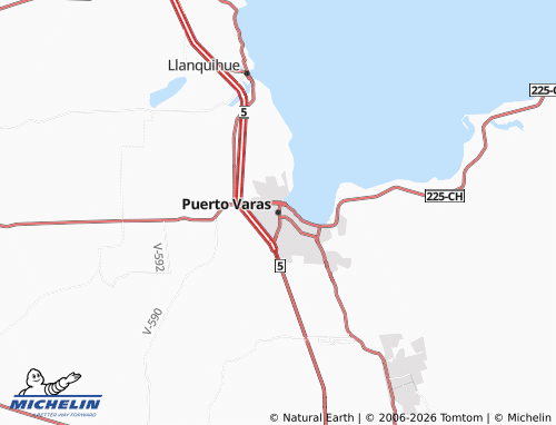 Mappa MICHELIN Puerto Varas - ViaMichelin