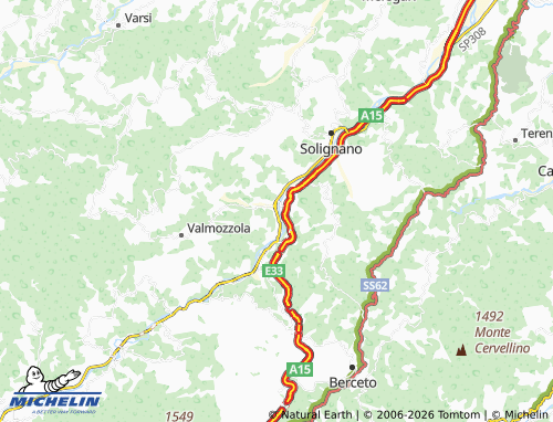 Mappa MICHELIN Stazione Valmozzola - ViaMichelin