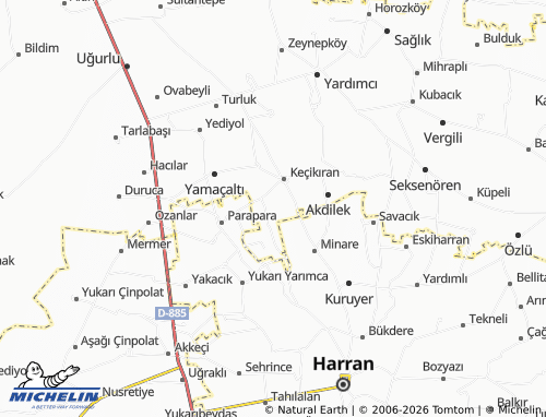 MICHELIN Başgök map - ViaMichelin