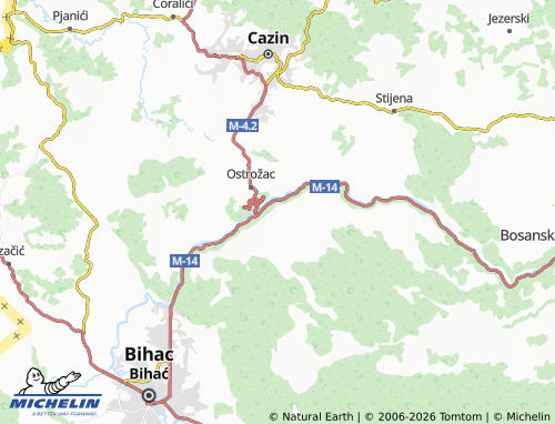 Mappa MICHELIN Srbljani - ViaMichelin
