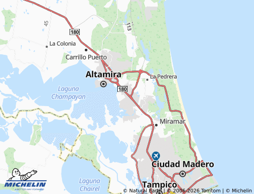 Mappa MICHELIN Monte Alto 1 - ViaMichelin