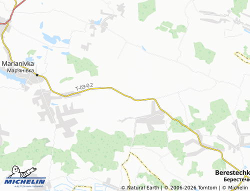 MICHELIN Khmelnytske map - ViaMichelin