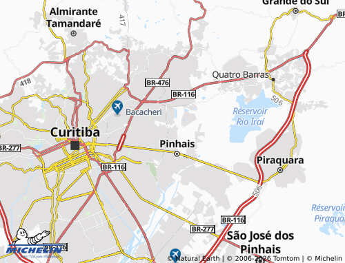 MICHELIN Alto Tarumã map - ViaMichelin