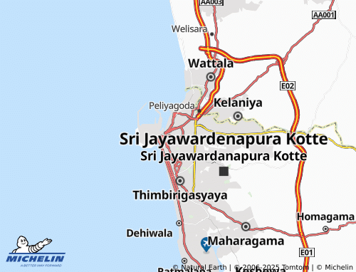 Carte MICHELIN Keselwatta - ViaMichelin