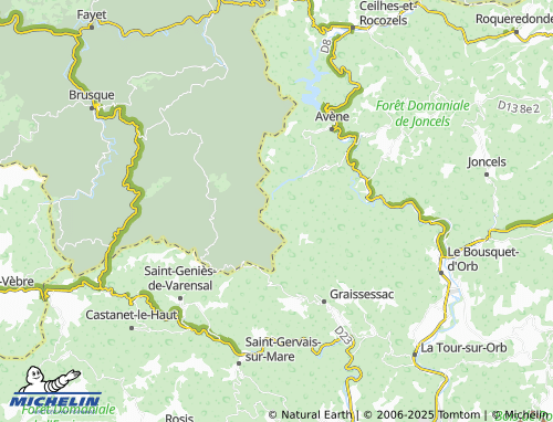 Carte MICHELIN Serviès - ViaMichelin