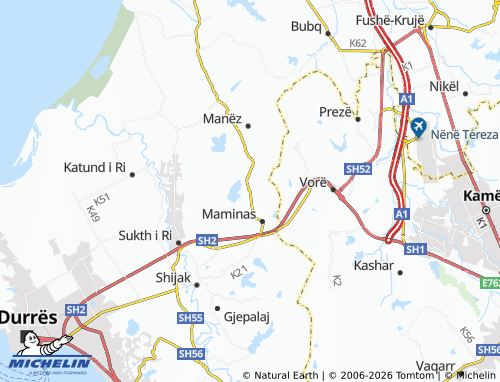 Kaart MICHELIN Rubjekë - ViaMichelin