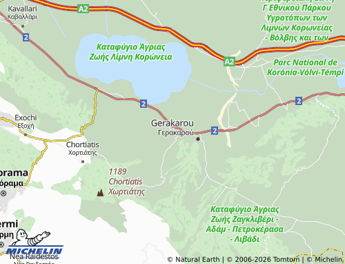 Mapa MICHELIN Vasiloudi - ViaMichelin