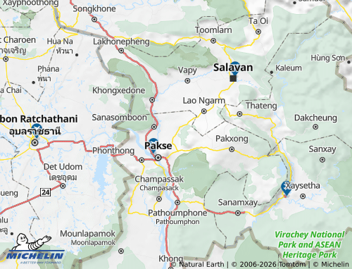 MICHELIN Bachiangchaleunssook map - ViaMichelin