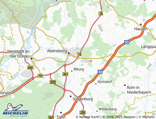 MICHELIN Gaden map - ViaMichelin