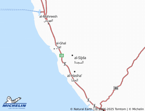 MICHELIN Aynunah 2 map - ViaMichelin