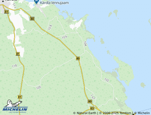 MICHELIN Tempa map - ViaMichelin