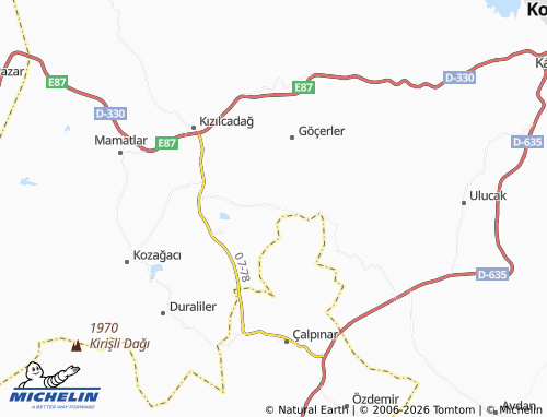 MICHELIN-Landkarte Nebiler - ViaMichelin