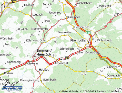 Carte MICHELIN Wahlbach - ViaMichelin