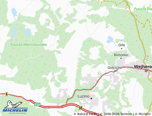 MICHELIN-Landkarte Zelewo - ViaMichelin