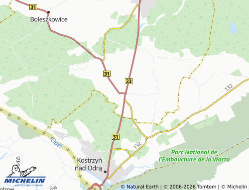 MICHELIN-Landkarte Sarbinowo - ViaMichelin