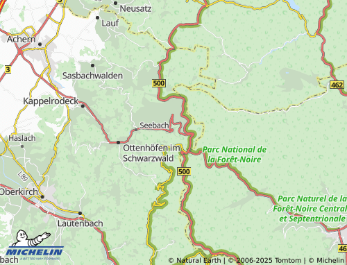 MICHELIN-Landkarte Achert - ViaMichelin