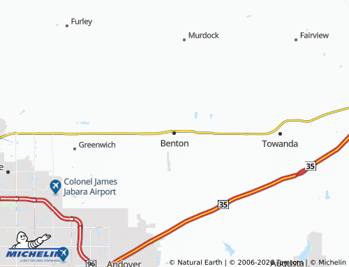 Carte MICHELIN Benton - ViaMichelin
