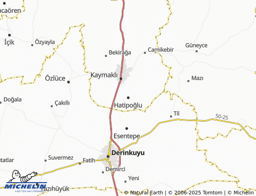 Mappa MICHELIN Hatipoğlu - ViaMichelin
