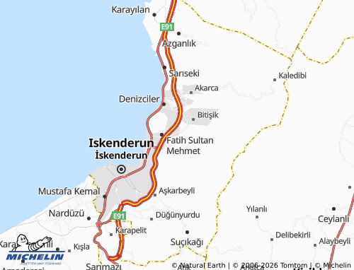 Mappa MICHELIN Bekbele - ViaMichelin