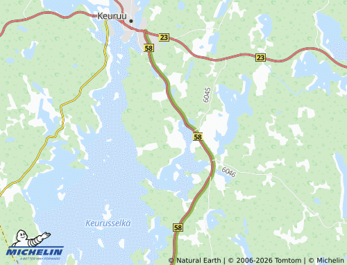 MICHELIN Manniskylä map - ViaMichelin