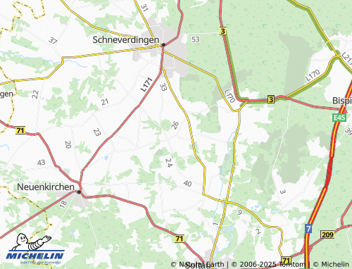 MICHELIN Langeloh map - ViaMichelin