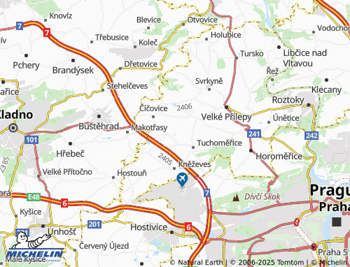 Mappa MICHELIN Pazderna - ViaMichelin