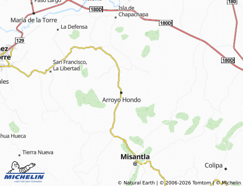 Mapa MICHELIN Arroyo Hondo - ViaMichelin