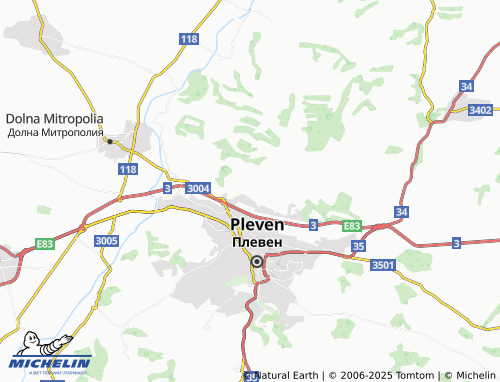 MICHELIN Bukovlak map - ViaMichelin