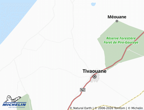 Mapa MICHELIN Mbayene - ViaMichelin