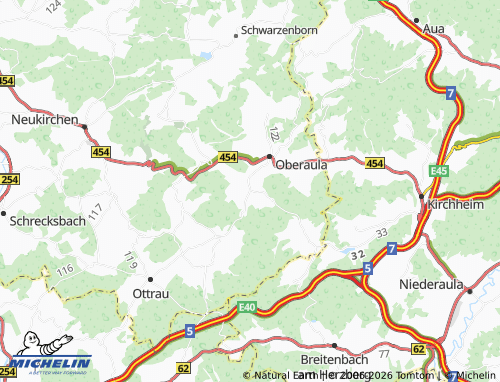 Mapa MICHELIN Hausen - ViaMichelin