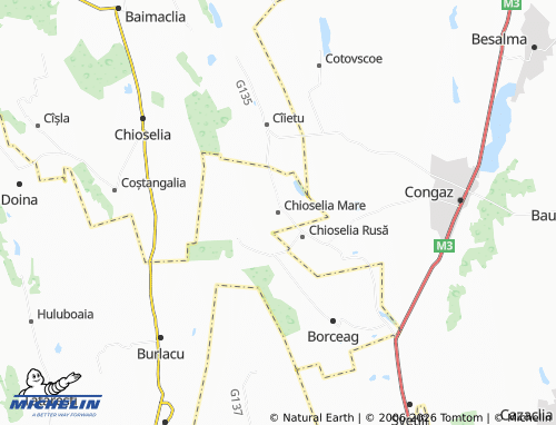 MICHELIN Chioselia Mare map - ViaMichelin