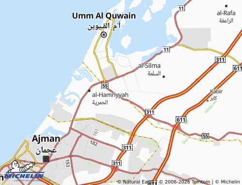 MICHELIN Al Shas map - ViaMichelin