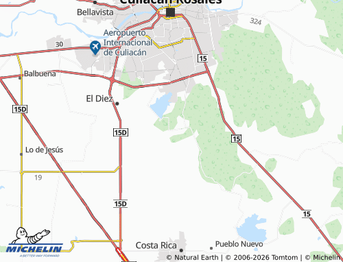 Mappa MICHELIN El Quince - ViaMichelin