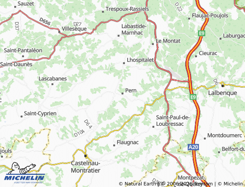 Mappa MICHELIN Pern - ViaMichelin