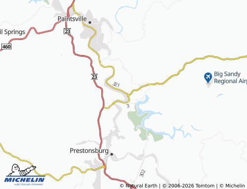Carte MICHELIN Auxier - ViaMichelin