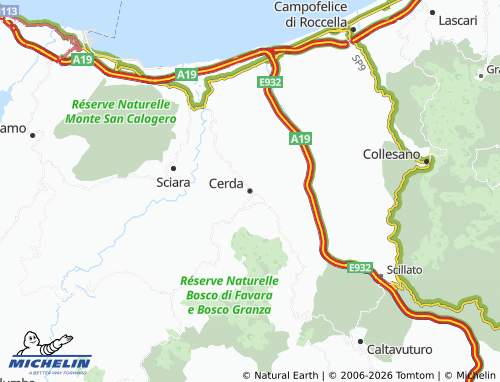 MICHELIN Cerda map - ViaMichelin