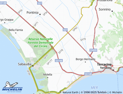 MICHELIN Borgo Vodice map - ViaMichelin