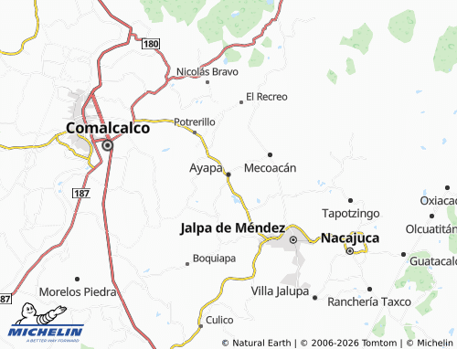 Mapa MICHELIN Ayapa - ViaMichelin