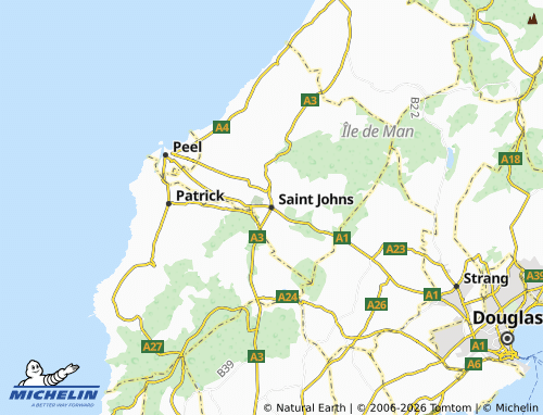 Mappa MICHELIN Saint Johns - ViaMichelin