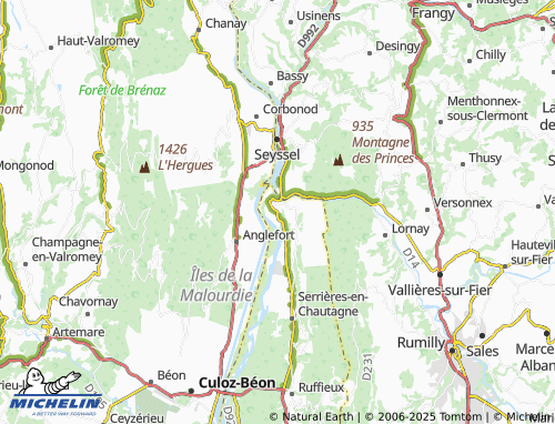 Kaart MICHELIN Châteaufort - ViaMichelin