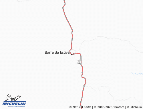Mapa MICHELIN Barra da Estiva - ViaMichelin