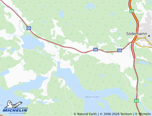 Carte MICHELIN Marmaskogen - ViaMichelin