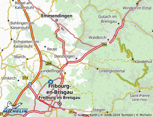 MICHELIN Denzlingen map - ViaMichelin