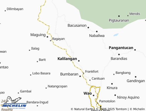 MICHELIN Malinao map - ViaMichelin
